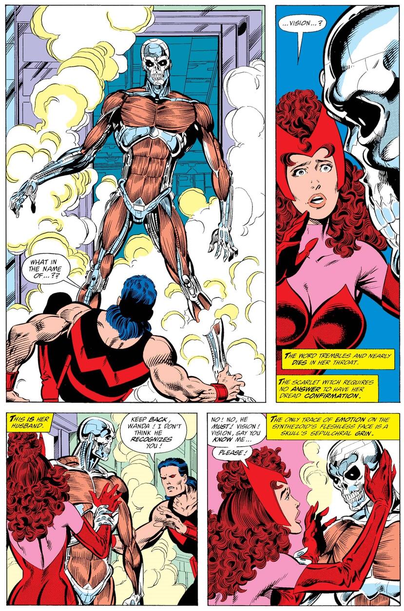 La historia de amor de Scarlet Witch y Vision