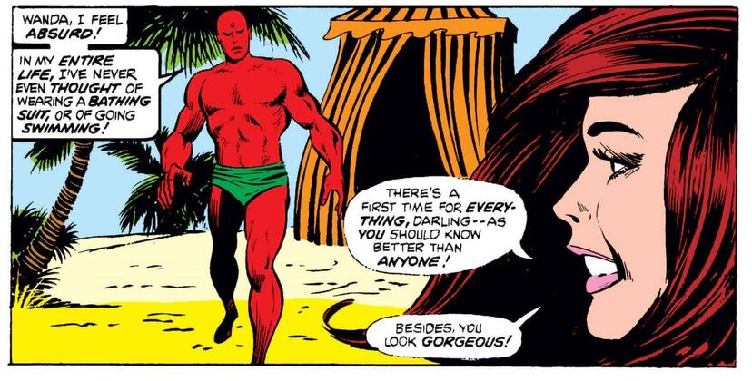 La historia de amor de Scarlet Witch y Vision