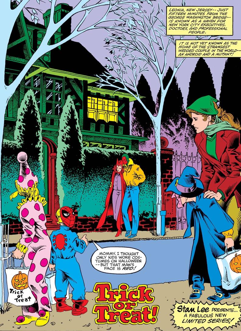 La historia de amor de Scarlet Witch y Vision