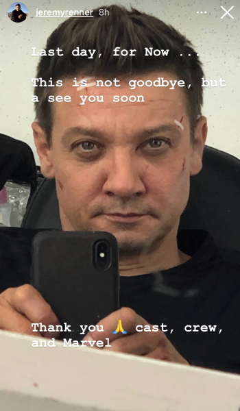 Hawkeye termina las filmaciones de su primera temporada