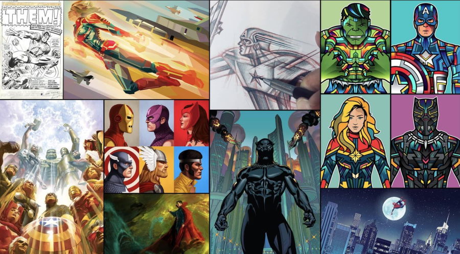 El arte de Marvel que honra a la ciudad de Nueva York llega a París
