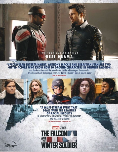 WandaVision y The Falcon and the Winter Soldier lanzan pósters de cara a los Emmy