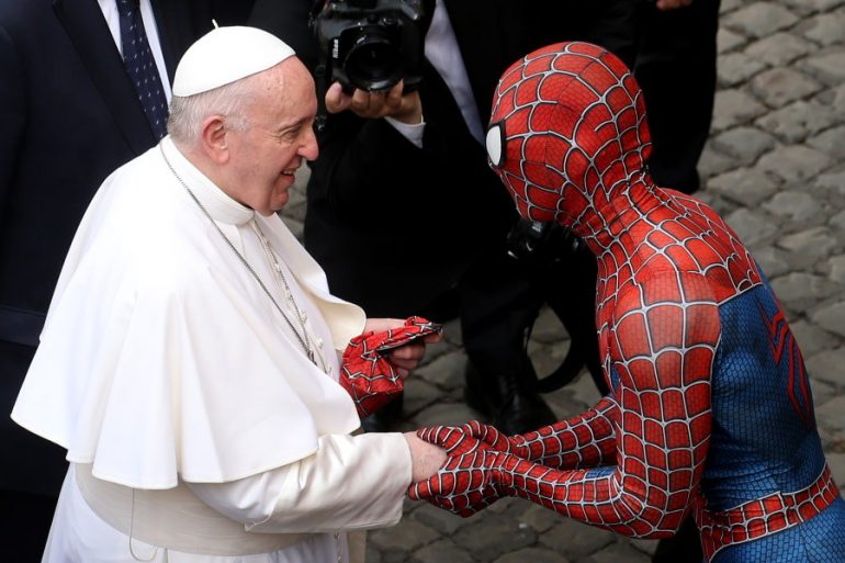 ¿Quién es el Spider-Man que visitó al Papa Francisco?