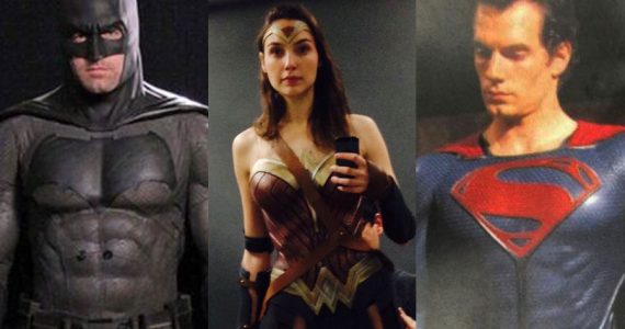 Superman, Wonder Woman y Batman: pruebas de vestuario inolvidables