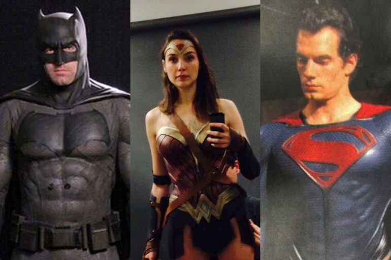 Superman, Wonder Woman y Batman: pruebas de vestuario inolvidables