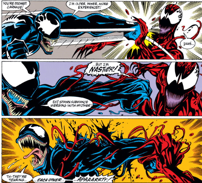 ¿Venom le tiene miedo a Carnage? Aquí te lo explicamos