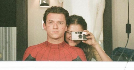 Tom Holland celebró el cumpleaños de Zendaya con una foto BTS de Spider-Man