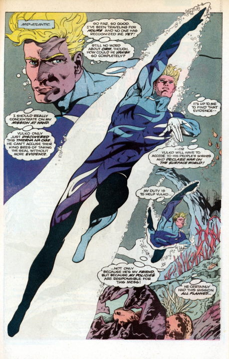 ¿Cuál es el origen del traje azul de Aquaman?