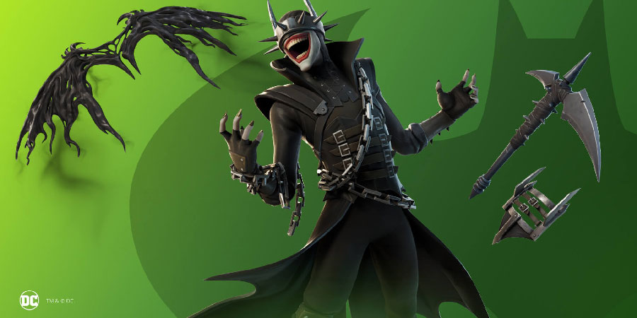 Conviértete en el Batman Que Ríe con Batman/Fortnite: Fundación