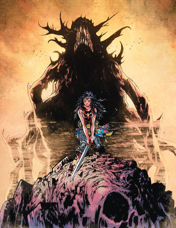 Diana lucha por la supervivencia en Wonder Woman: Tierra Muerta
