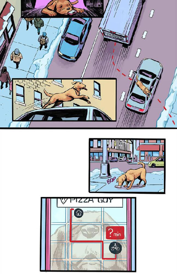 Hawkeye: Lucky the Pizza Dog tiene su propio cómic