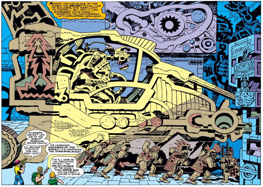 La huella de Jack Kirby en las páginas de Eternals