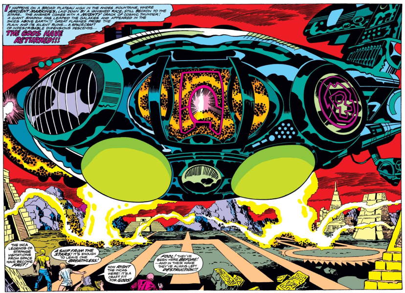 La huella de Jack Kirby en las páginas de Eternals