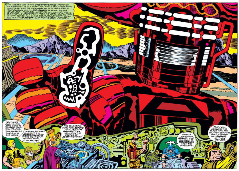 La huella de Jack Kirby en las páginas de Eternals