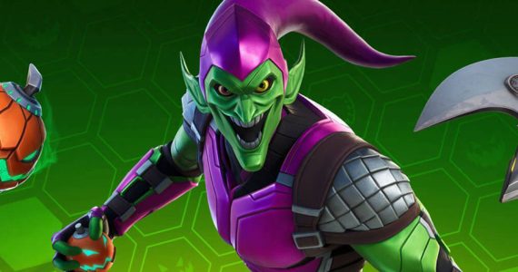 Fortnite lanza oficialmente la skin de Green Goblin y su planeador
