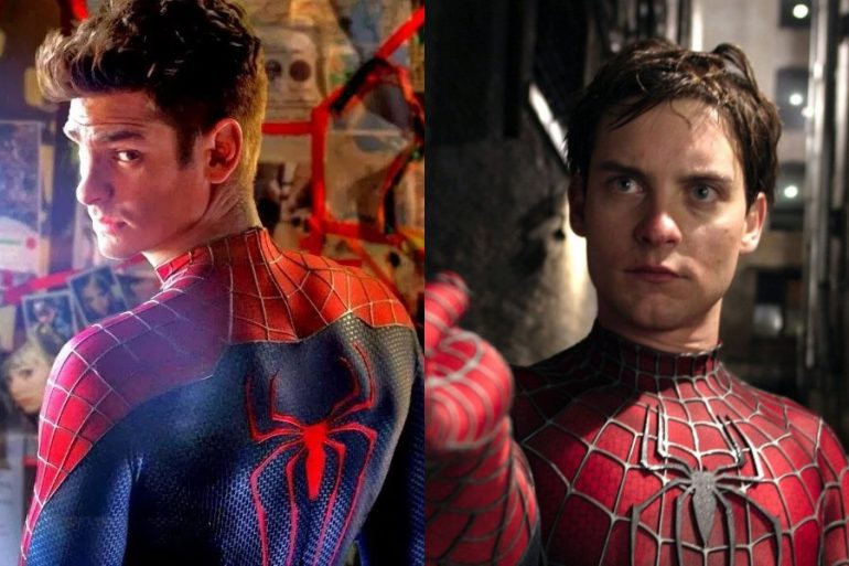 Así disfrutaron Tobey Maguire y Andrew Garfield del estreno de Spider-Man: No Way Home