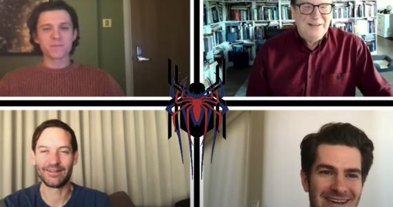 Tobey Maguire, Andrew Garfield y Tom Holland se reunen tras Spider-Man: No Way Home