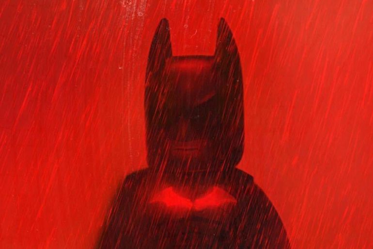 LEGO Batman presenta su genial versión del póster de Battinson