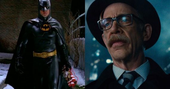 ¡Más imágenes de Michael Keaton y J.K. Simmons como Batman y Jim Gordon en Batgirl!