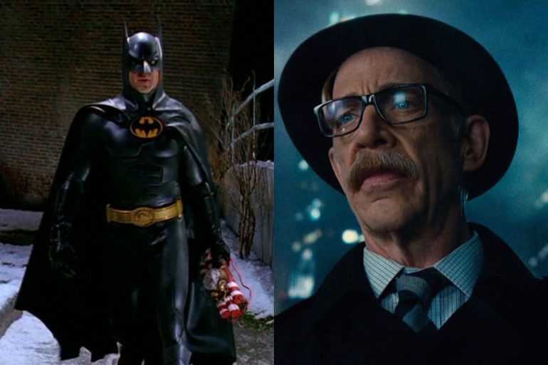 ¡Más imágenes de Michael Keaton y J.K. Simmons como Batman y Jim Gordon en Batgirl!