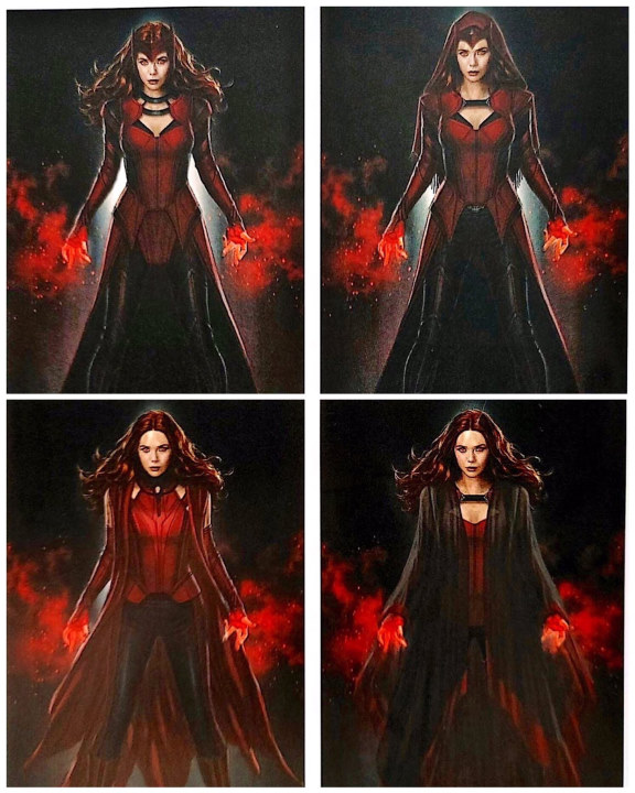 Éstos eran los trajes alternativos de Scarlett Witch en WandaVision