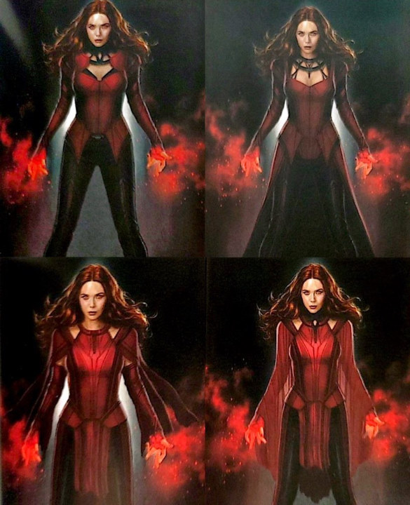 Éstos eran los trajes alternativos de Scarlett Witch en WandaVision