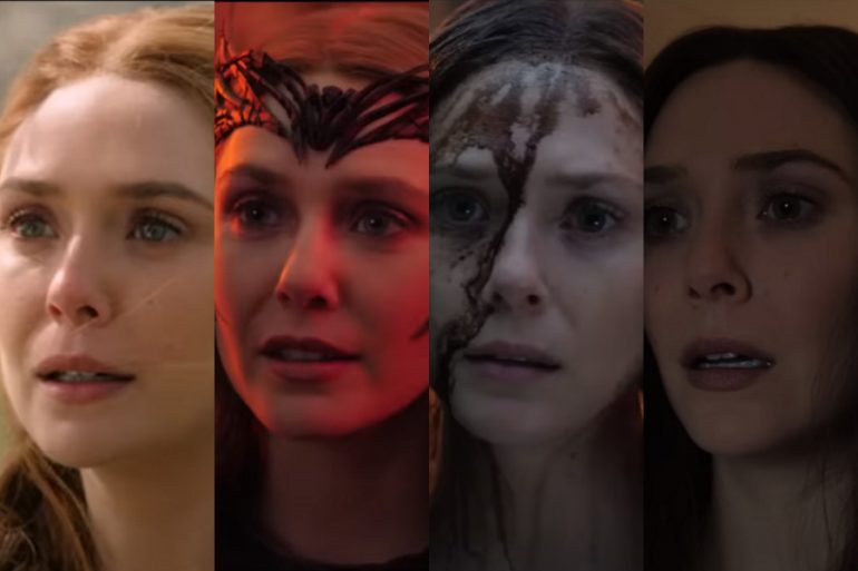 Los múltiples rostros de Scarlet Witch en nuevo video de Doctor Strange in the Multiverse of Madness