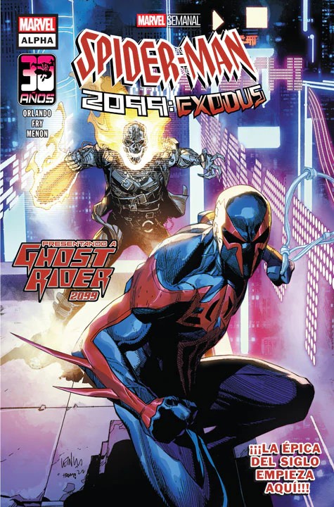 'Marvel Semanal – Spider-Man 2099: Exodus Alpha (2022) #1 SMASH Tienda de comics'