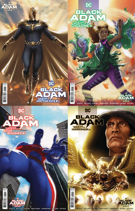 Black Adam: La Justice Society debutará antes en portadas de DC