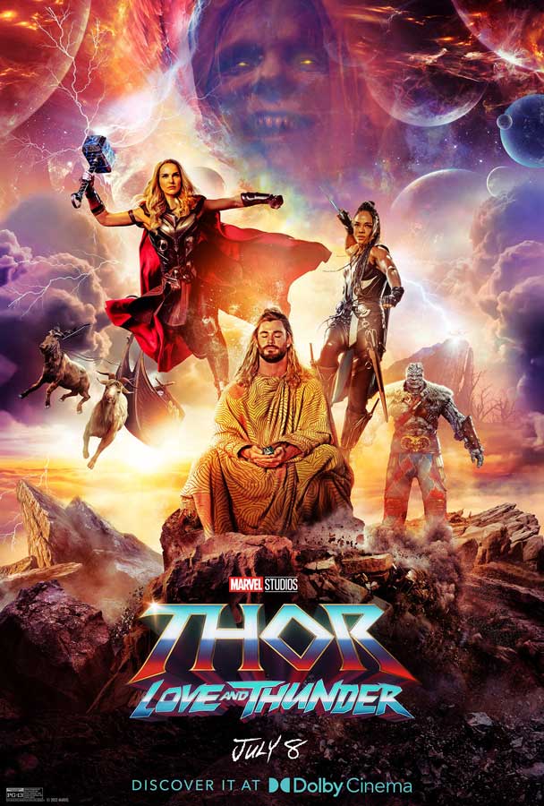 Rockea con los nuevos carteles de Thor: Love and Thunder