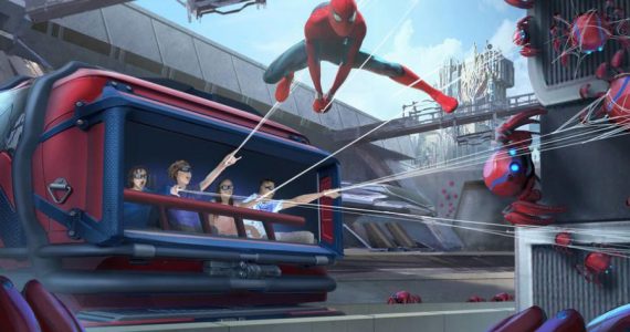 El Spider-Man robótico del Avengers Campus sufre un accidente