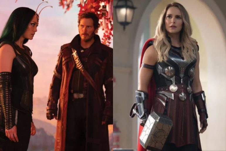 Mighty Thor y Guardians of the Galaxy destacan en nuevas imágenes de Thor: Love and Thunder