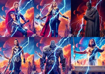 Descubre los nuevos pósters individuales de Thor: Love and Thunder
