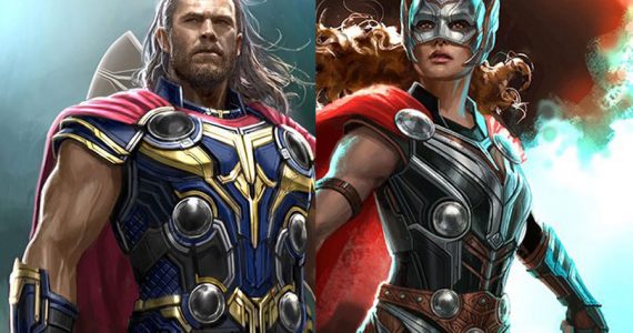Mira los artes conceptuales de Mighty Thor y Thor para Love and Thunder
