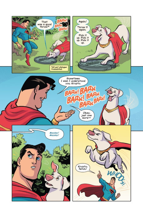 DC La Liga de Supermascotas: El Gran Bati-Dillo presenta a tus supermascotas favoritas como Krypto y Ace en una emocionante aventura junto a sus contrapartes de la Liga de la Justicia. ¿Pero de qué se trata? ¿Y cómo se mezclaron las mascotas con el Sr. Mxyzptlk? El escritor Heath Corson conversó con la página oficial de DC Comics sobre la nueva historia y algunos de los personajes con poderosas patas que presenta. DC Comics: ¿De qué se trata El Gran Bati-Dillo?
