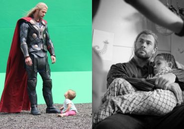 Las conmovedoras fotos de Chris Hemsworth y su hija en Thor: Love and Thunder